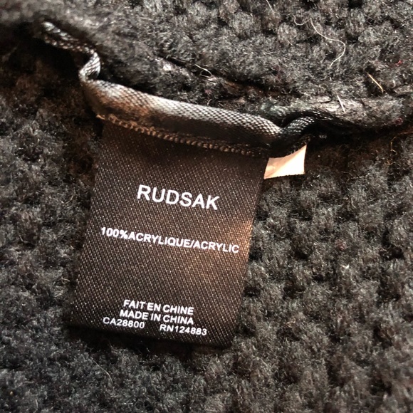 Rudsak Black Cardigan - Picture 7 of 7